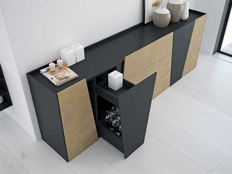 Мебель без ручек - просто и удобно:
