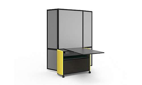 Always stay flexible: Caddy as room-in-room workstation