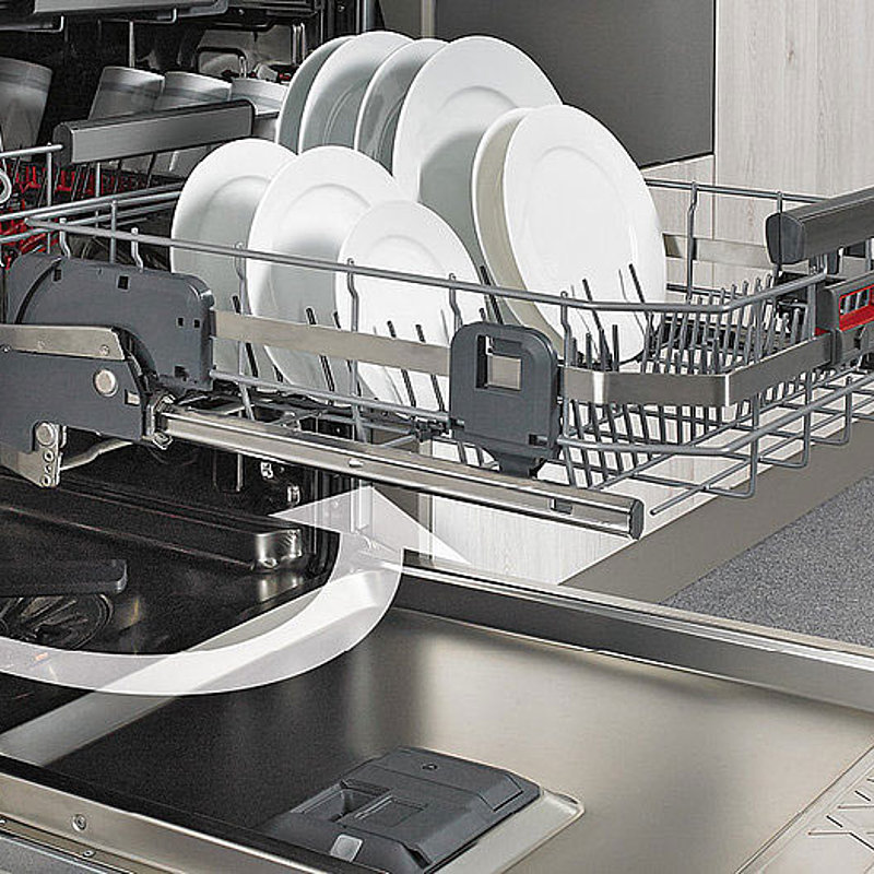 Подъемная система ComfortSwing для нижней корзины посудомоечной машины (2017)