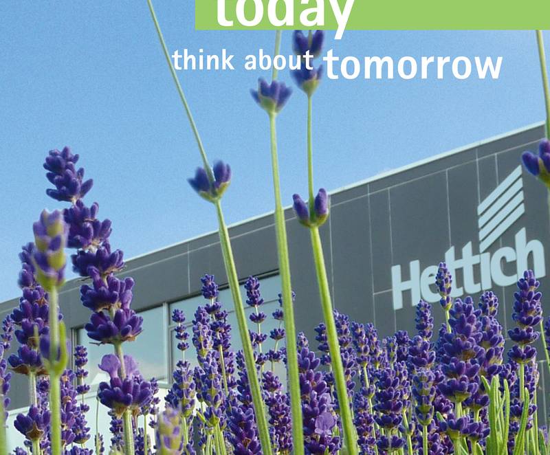 "Acting today – with a thought for tomorrow": Hettich is committed to a sustainable corporate policy. The current 2020 report highlights priority fields of action and targets. Photo: Hettich