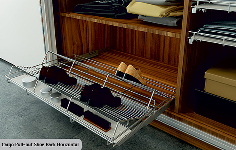Cargo Pull Out Shoe Rack